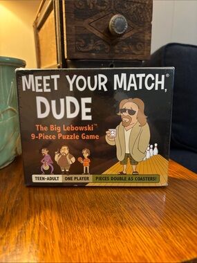 The Big Lebowski "Meet Your Match, Dude" 9-Piece Puzzle Game (New)